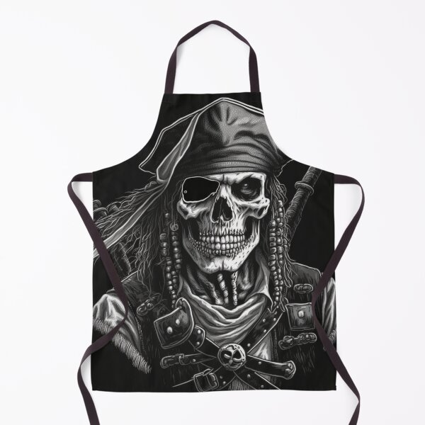 Item preview, Skeleton Pirate, Skull black art designed and sold by YZO-Design.