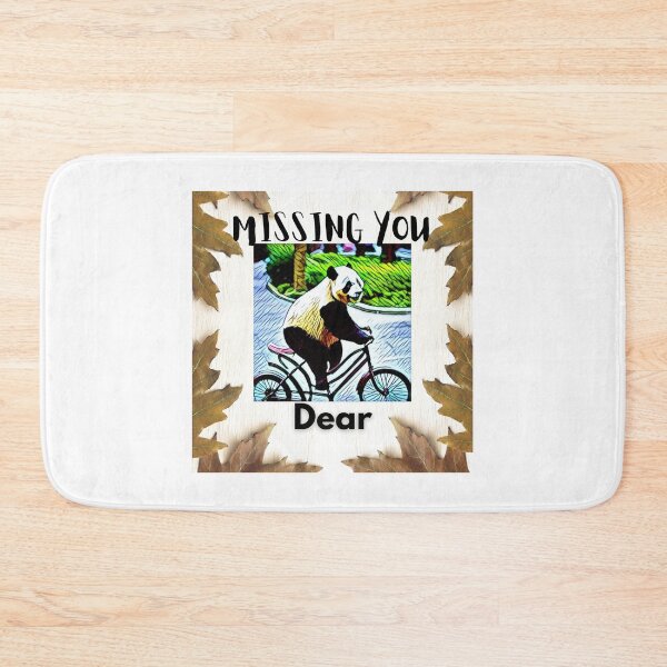 Item preview, Missing you dear with panda designed and sold by mapacs100.