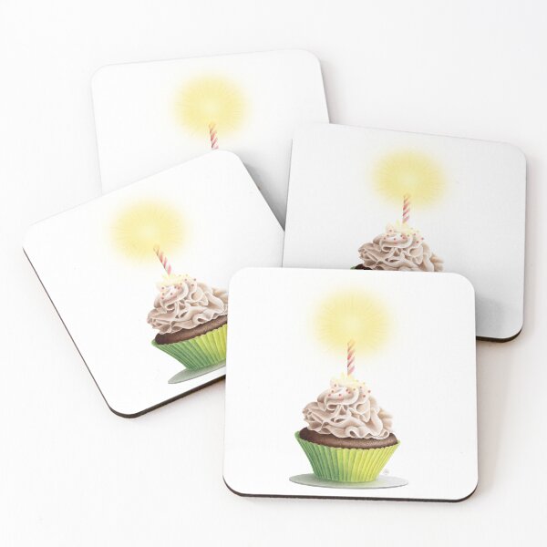 Item preview, cake with candle designed and sold by Iris Créa.