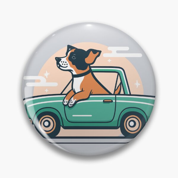 Item preview, Copy of Cute Dog Car Driver - 02 designed and sold by YoobiArt.