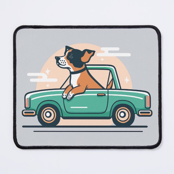 Item preview, Copy of Cute Dog Car Driver - 02 designed and sold by YoobiArt.