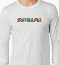 Supreme Super Mario Theme Long Sleeve T-Shirt