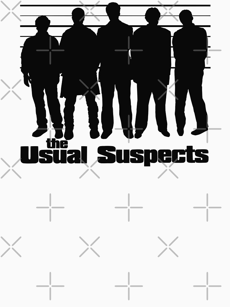 The Usual Suspects movie black Poster for Sale by LapinMagnetik