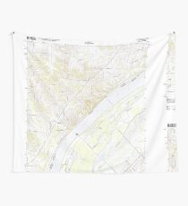 USGS TOPO Map Illinois IL Olmsted 20120808 TM Wall Tapestry