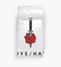 LOVE/HATE Duvet Cover