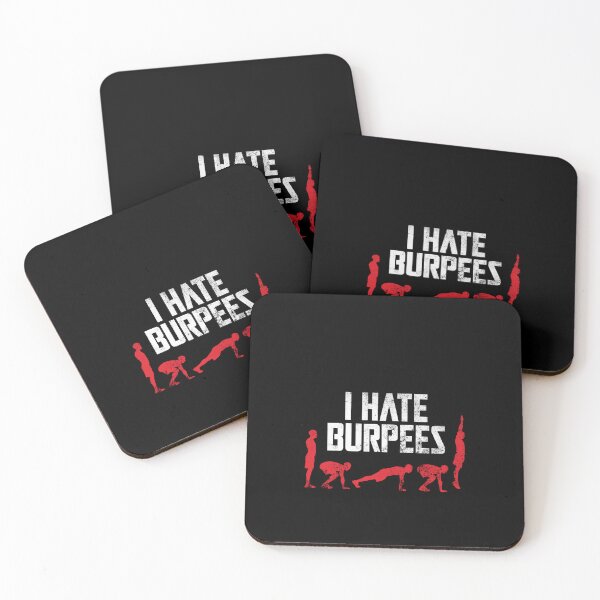 Item preview, I hate burpees designed and sold by BubblerDesign.
