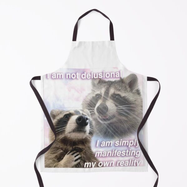 Item preview, manifesting my own reality raccoon designed and sold by Lauren Kenney.