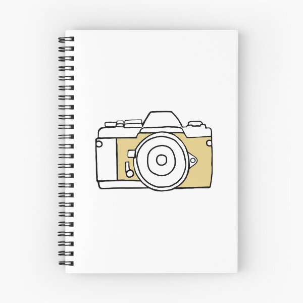 Item preview, Yellow film camera drawing designed and sold by Simonsdesign.