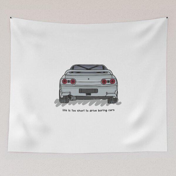 Item preview, Nissan Skyline R32 Illustration designed and sold by CarTooned.
