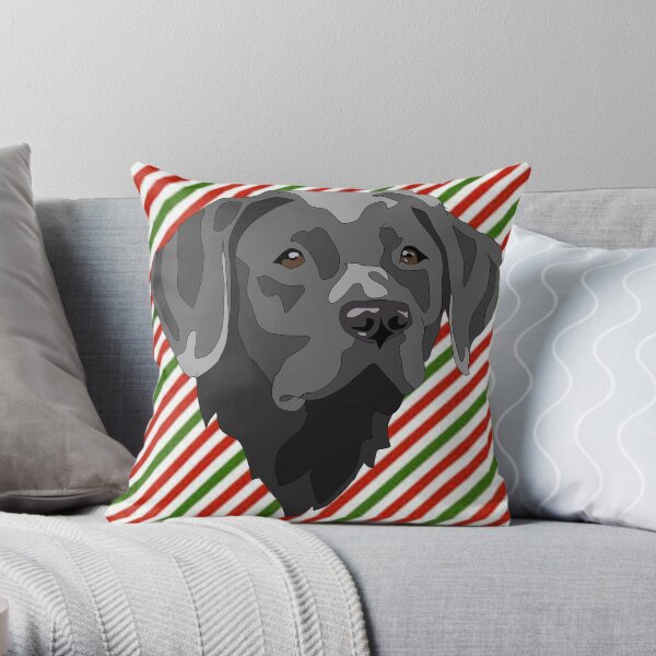 Silver lab Christmas pattern