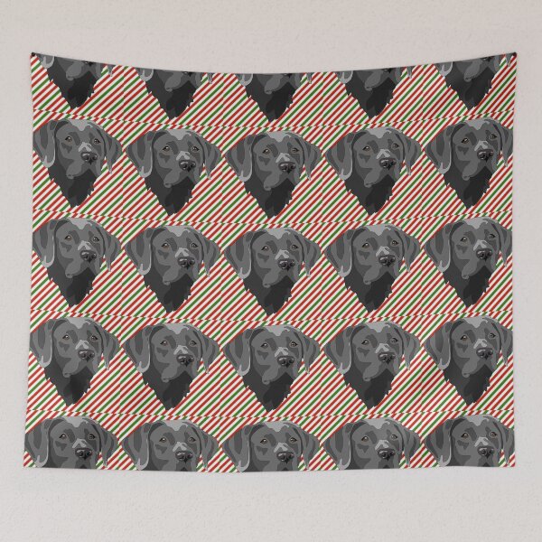 Item preview, Copy of Silver lab Christmas pattern designed and sold by LeahcarsArt.