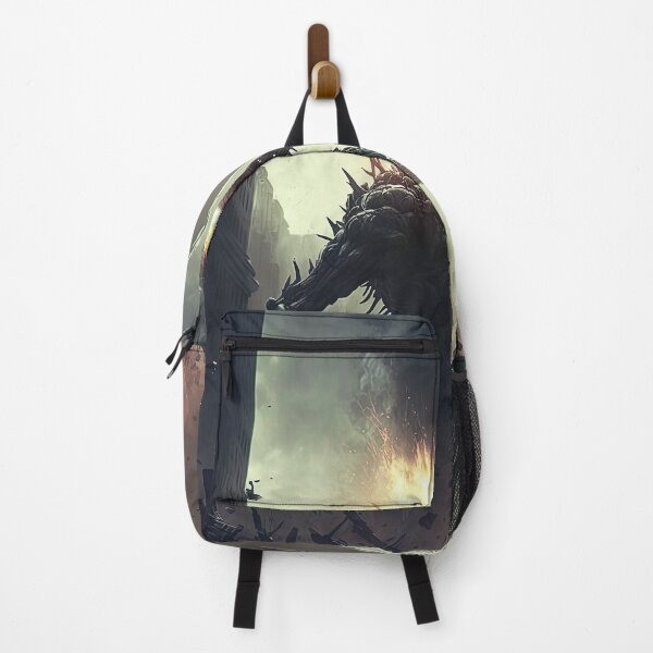 Item preview, Monster walking through and destroying a city with fire designed and sold by mrlongfield.
