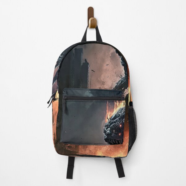 Item preview, Monster walking through and destroying a city with fire designed and sold by mrlongfield.