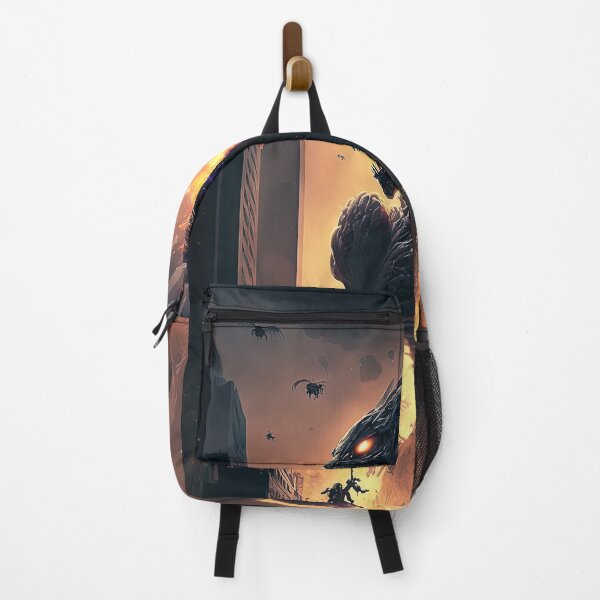 Item preview, Monster walking through and destroying a city with fire designed and sold by mrlongfield.