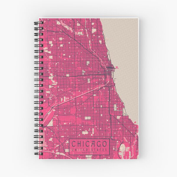Item preview, Chicago City Map of Illinois, USA  - Blossom designed and sold by deMAP.