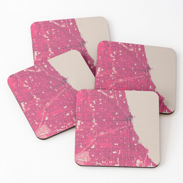 Item preview, Chicago City Map of Illinois, USA  - Blossom designed and sold by deMAP.