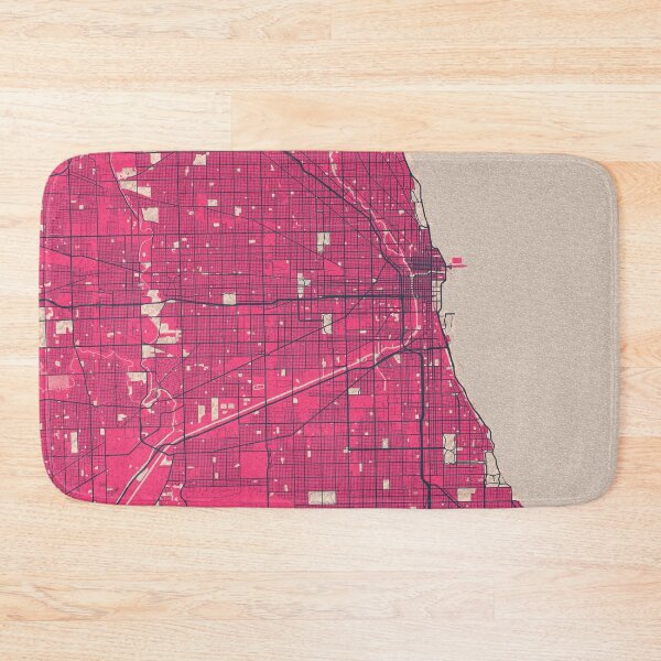 Item preview, Chicago City Map of Illinois, USA  - Blossom designed and sold by deMAP.