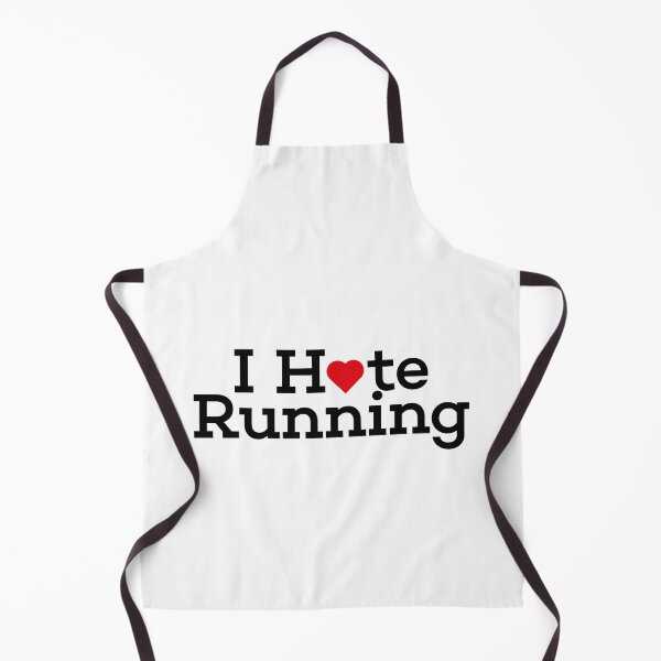 Item preview, i hate running shirt heart designed and sold by BubblerDesign.