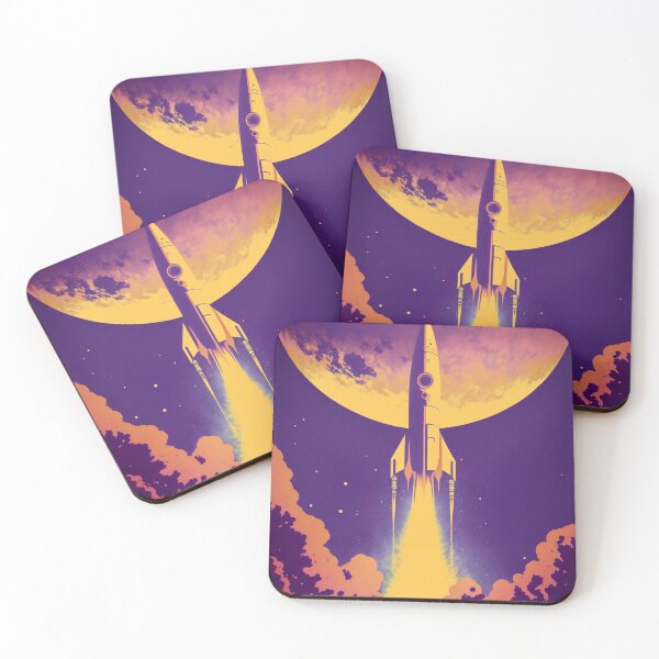 Item preview, Retro Rocket Launch designed and sold by raybender.