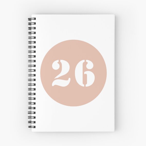 Item preview, Number Twenty Six (26) in Pink Circle designed and sold by Ching Teoh.