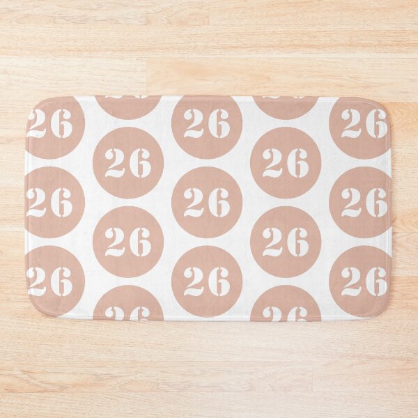Item preview, Number Twenty Six (26) in Pink Circle designed and sold by Ching Teoh.