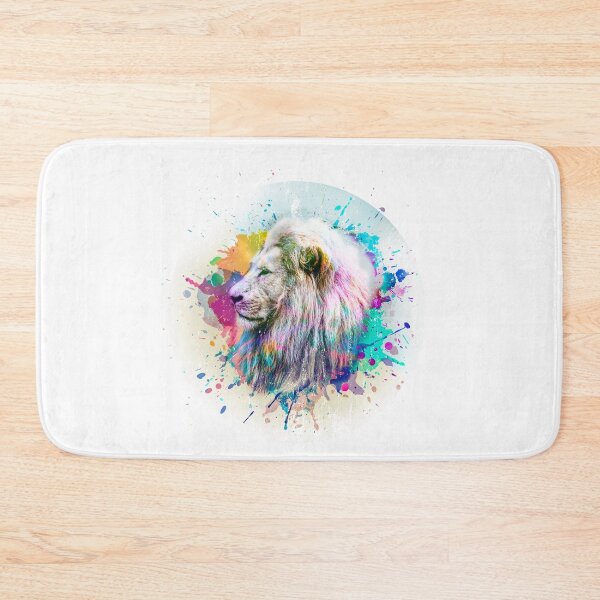 Item preview, Lion painted watercolor designed and sold by Zip-Zup.