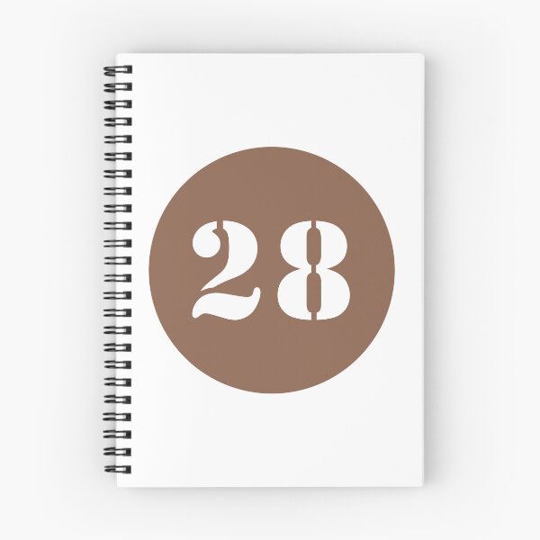 Item preview, Number Twenty Eight (28) in Brown Circle designed and sold by Ching Teoh.