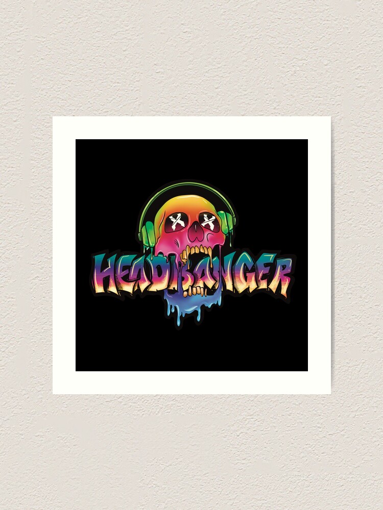 Thumbnail 1 von 3, Kunstdruck, Headbanger designt und verkauft von hannahmanalang.