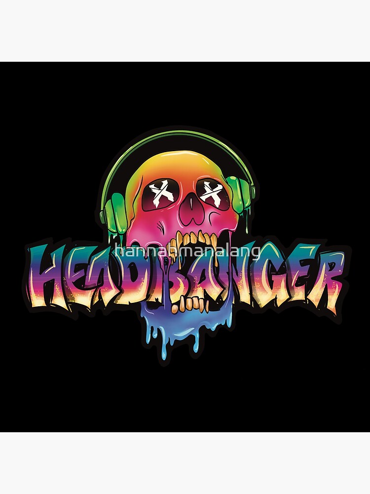 Thumbnail 3 von 3, Kunstdruck, Headbanger designt und verkauft von hannahmanalang.