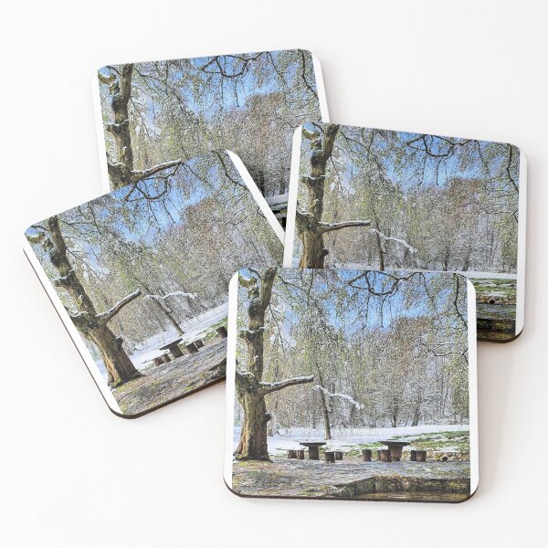 Item preview, winter in park designed and sold by barbich.