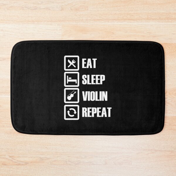 Item preview, eat sleep violin repeat designed and sold by SwifTech.