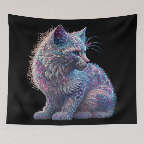 Item preview, Cotton Candy Kitty designed and sold by DESIGNERCATS.