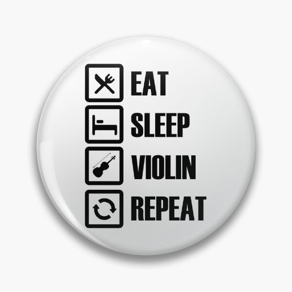 Item preview, eat sleep violin repeat designed and sold by SwifTech.