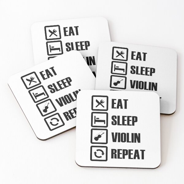 Item preview, eat sleep violin repeat designed and sold by SwifTech.