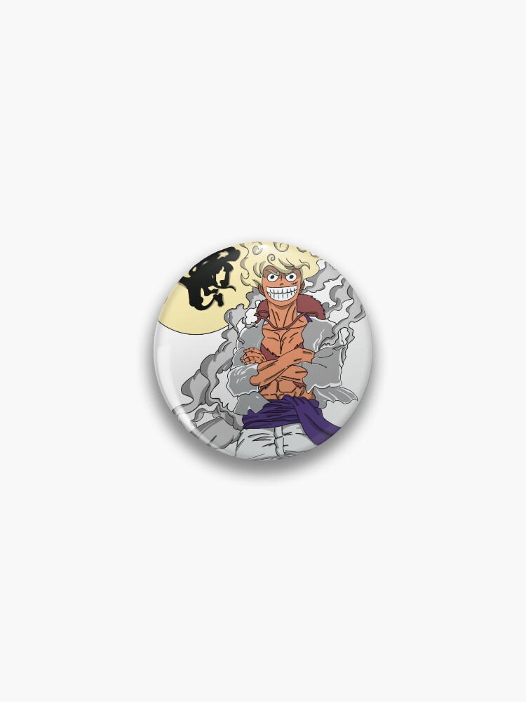 Thumbnail 1 von 3, Button, Affe D. Ruffy Gear 5 designt und verkauft von bhernm.