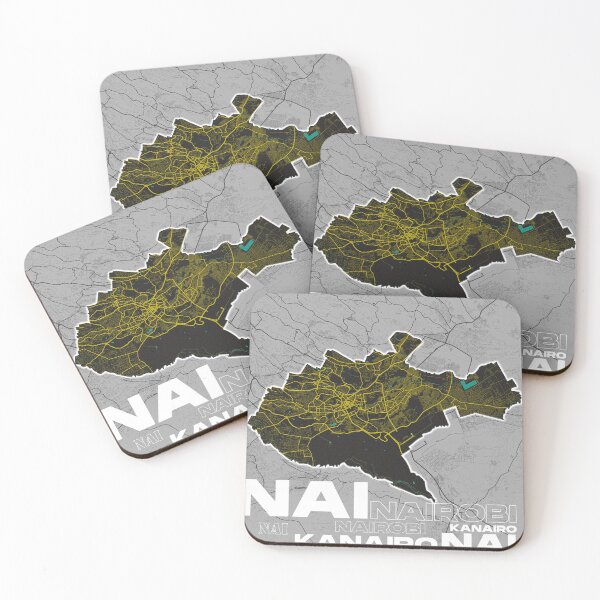 Item preview, Nairobi, Kenya map designed and sold by wamuigaworld.