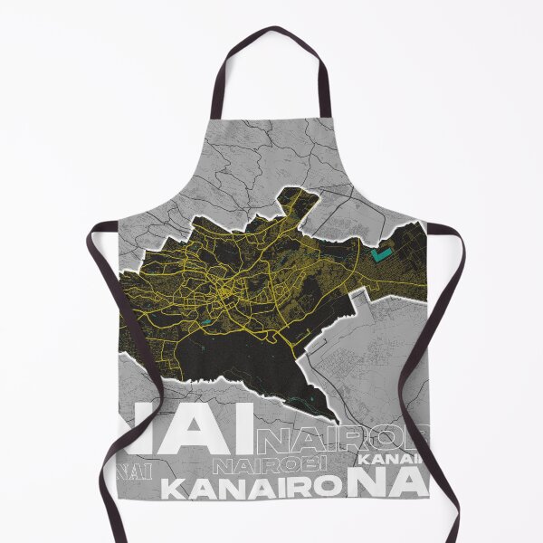 Item preview, Nairobi, Kenya map designed and sold by wamuigaworld.