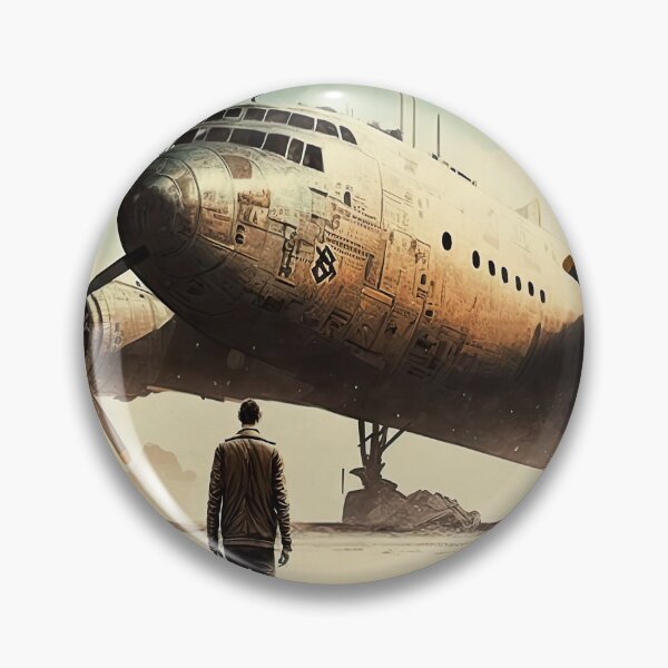 Artikelvorschau, Vintage aviation poster look with a pilot and airplane entworfen und verkauft von mrlongfield.