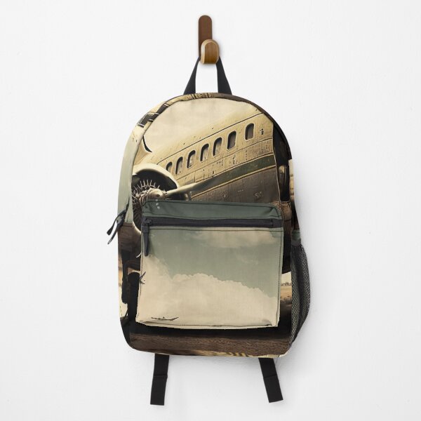 Item preview, Vintage aviation poster look with an airplane designed and sold by mrlongfield.