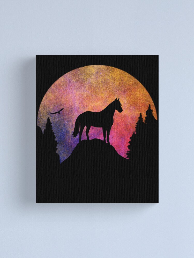 Horse Playing Art Painting Custom Phone Case Cover For iPhone