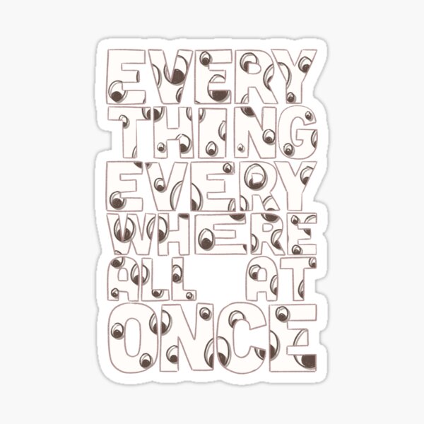 Aperçu de l'œuvre Tout partout à la fois - les yeux créée et vendue par MomosDrawing.
