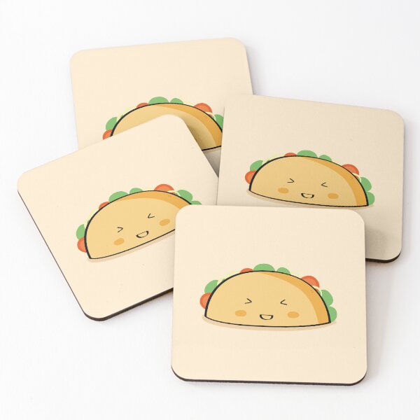 Item preview, Cute taco illustration designed and sold by CutestShopEver.