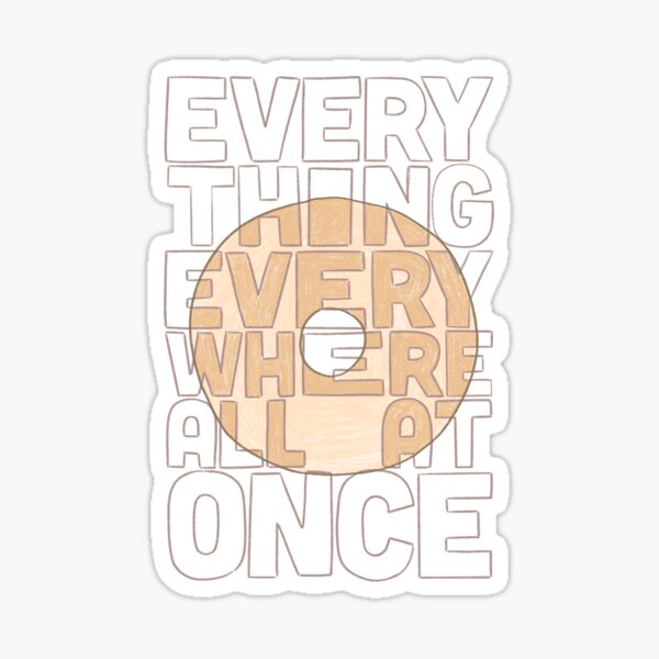 Aperçu de l'œuvre Copie de Tout partout à la fois - bagel créée et vendue par MomosDrawing.
