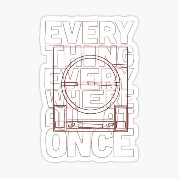 Aperçu de l'œuvre Tout partout à la fois - pièce de lessive. créée et vendue par MomosDrawing.