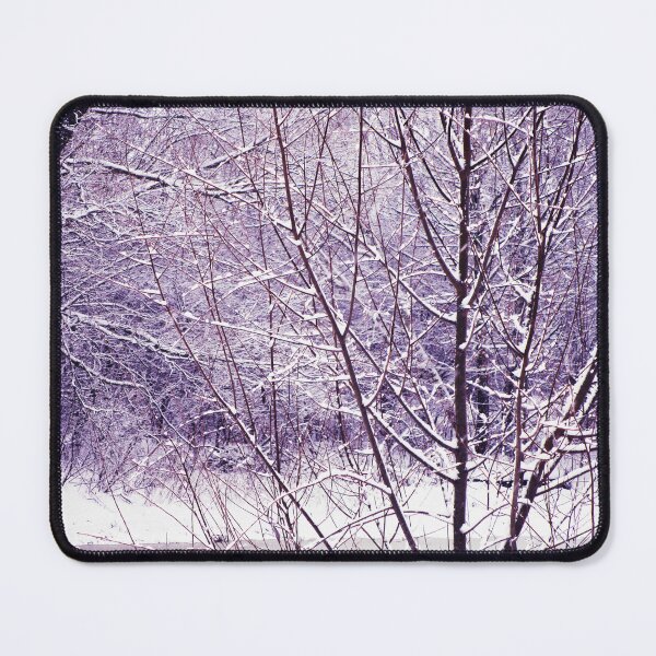 Item preview, Snowy tree cloudy landscape |  winter tree art photography designed and sold by lausn.