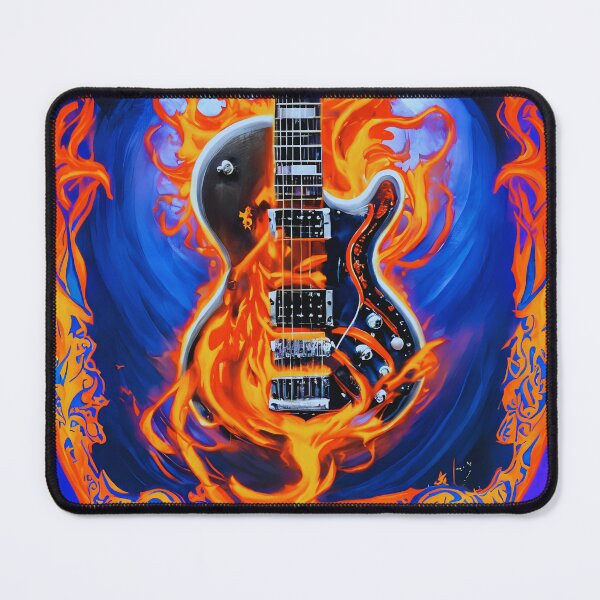 Item preview, Guitar In Flames designed and sold by GeorgiosT.