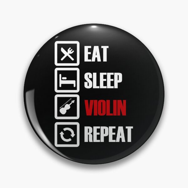 Item preview, eat sleep violin repeat designed and sold by SwifTech.