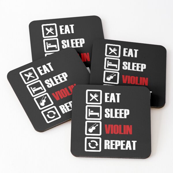 Item preview, eat sleep violin repeat designed and sold by SwifTech.