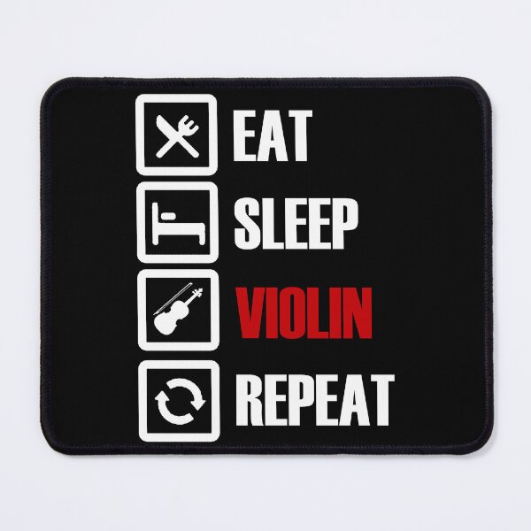 Item preview, eat sleep violin repeat designed and sold by SwifTech.