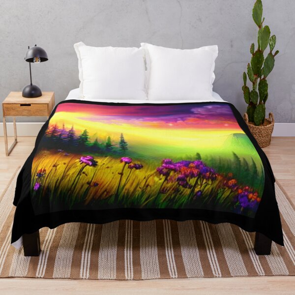 Item preview, Field of Flowers 23- Throw Pillows and Prints.  designed and sold by ScatterHub.